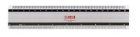 M + R Lineal 20,0 cm, silber