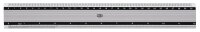 M + R Lineal 30,0 cm, silber