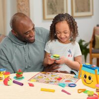 Play-Doh Knete Picknick-Korb farbsortiert, 6 Farben (4x je 56,0 g und 2x 28,0 g) & Zubehör