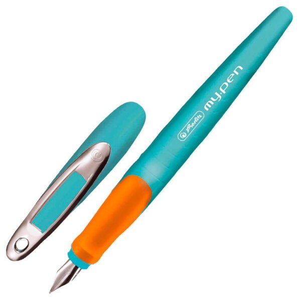 herlitz my.pen Patronenfüller türkis/orange M (mittel), 1 St.