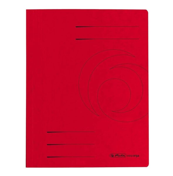 herlitz Schnellhefter Quality Karton rot DIN A4, 1 St.