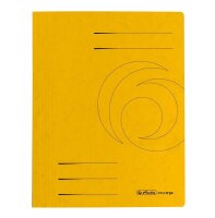herlitz Schnellhefter Quality Karton gelb DIN A4, 1 St.