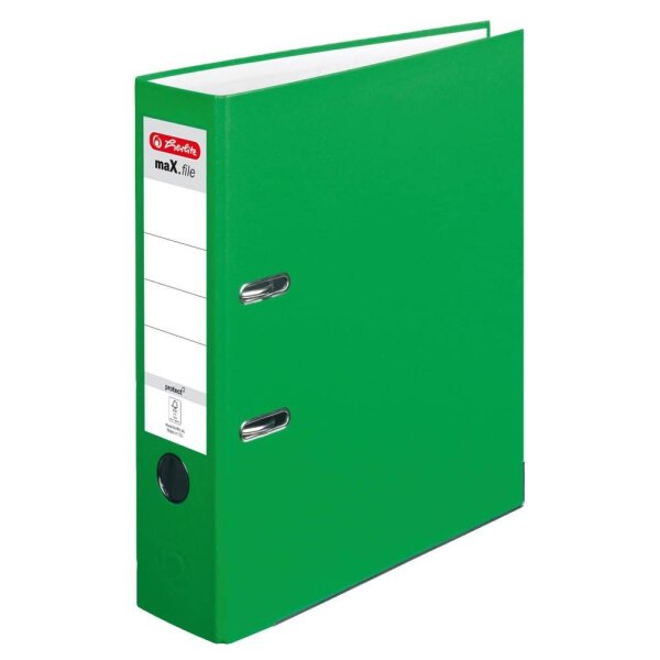 herlitz maX.file protect Ordner hellgrün Kunststoff 8,0 cm DIN A4, 1 St.