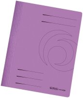 herlitz Schnellhefter easy orga Karton violett DIN A4, 10...