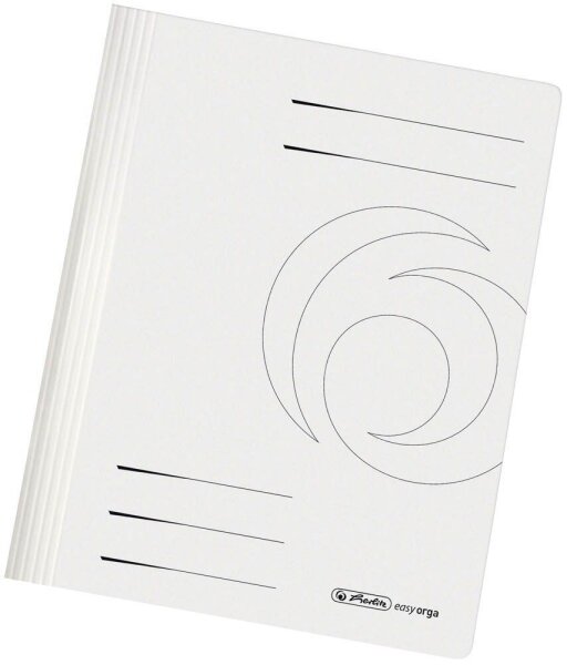 herlitz Schnellhefter easy orga Karton weiß DIN A4, 10 St.