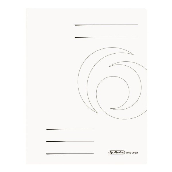 herlitz Schnellhefter Quality Karton weiß DIN A4, 1 St.