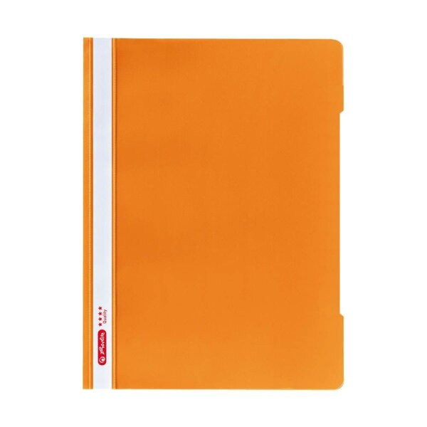 herlitz Schnellhefter Quality Kunststoff orange DIN A4, 1 St.