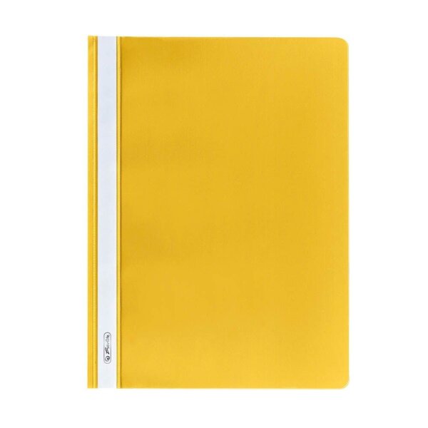 herlitz Schnellhefter Kunststoff gelb DIN A5, 1 St.