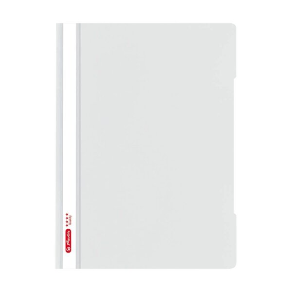herlitz Schnellhefter Quality Kunststoff grau DIN A4, 1 St.