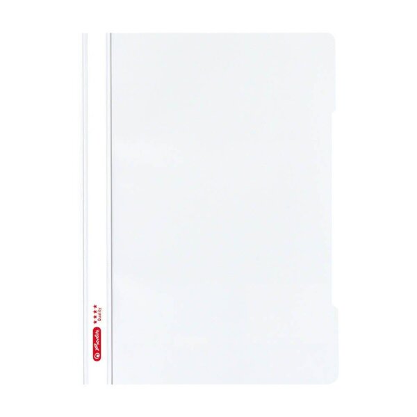 herlitz Schnellhefter Quality Kunststoff weiß DIN A4, 1 St.