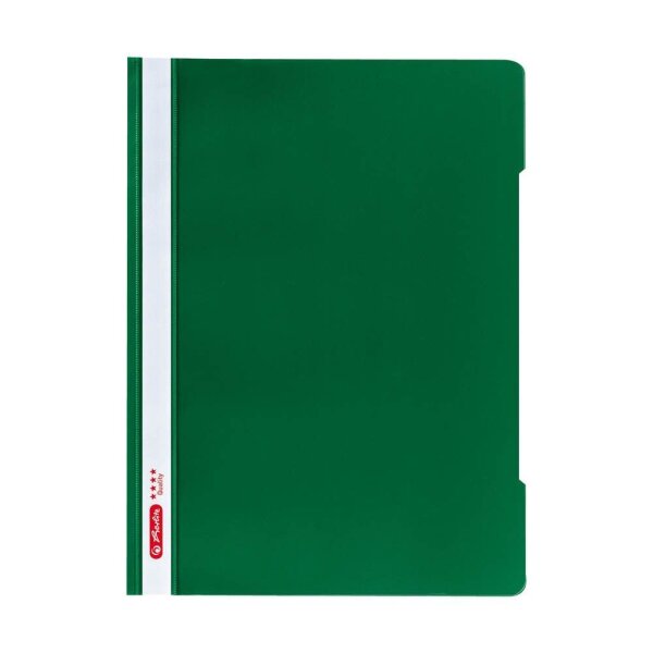 herlitz Schnellhefter Quality Kunststoff grün DIN A4, 1 St.