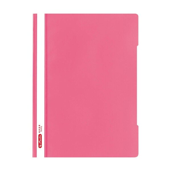 herlitz Schnellhefter Quality Kunststoff pink DIN A4, 1 St.