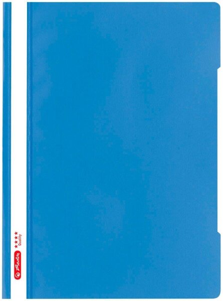 herlitz Schnellhefter Quality Kunststoff blau DIN A4, 1 St.