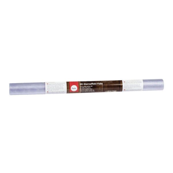 Rayher Bastelzubehör 3D-Sterneffekt-Folie transparent matt