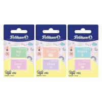 Pelikan Radiergummis Pastel You farbsortiert, 2 St.