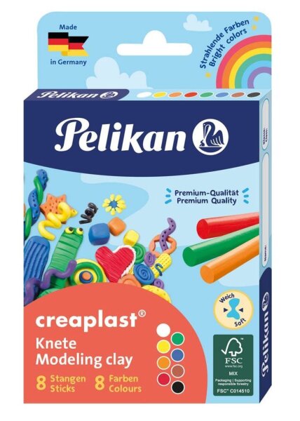 Pelikan Knete Creaplast farbsortiert, 160,0 g