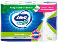 Zewa Küchenrollen WISCH&WEG Reinweiss 2-lagig, 8 Rollen