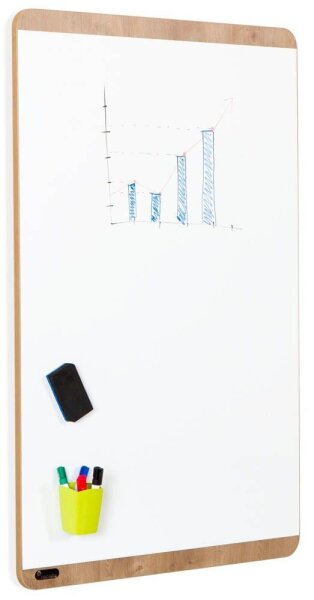 rocada Whiteboard Natural Skinboard 75,0 x 115,0 cm weiß lackierter Stahl