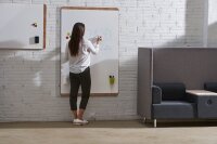 rocada Whiteboard Natural Skinboard 100,0 x 150,0 cm weiß lackierter Stahl