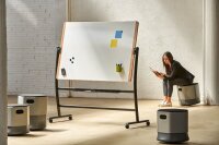 rocada mobiles Whiteboard Natural 150,0 x 100,0 cm weiß lackierter Stahl