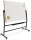 rocada mobiles Whiteboard Natural 150,0 x 100,0 cm weiß lackierter Stahl