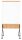 rocada mobiles Whiteboard Natural 100,0 x 120,0 cm weiß lackierter Stahl