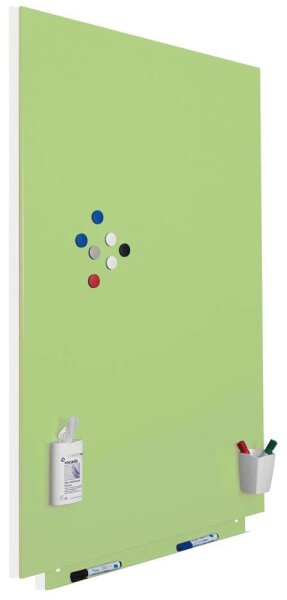 rocada Whiteboard Skin 100,0 x 150,0 cm grün lackierter Stahl