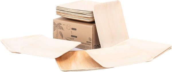25 natuuro® Palmblatt-Teller 25,0 x 25,0 cm  ( 4262397150232 )
