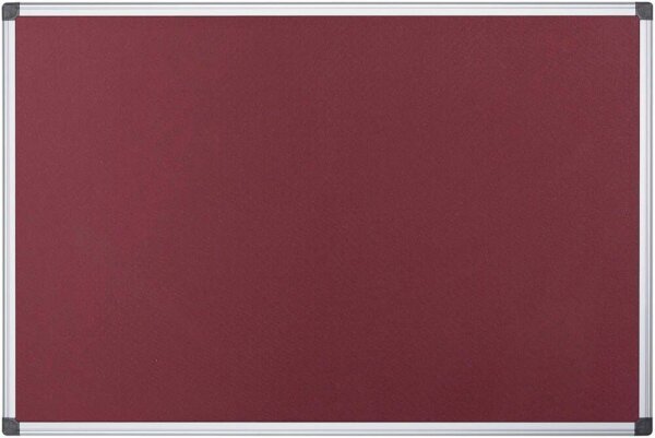 Bi-Office Pinnwand Feuerhemmend 120,0 x 90,0 cm Textil rot