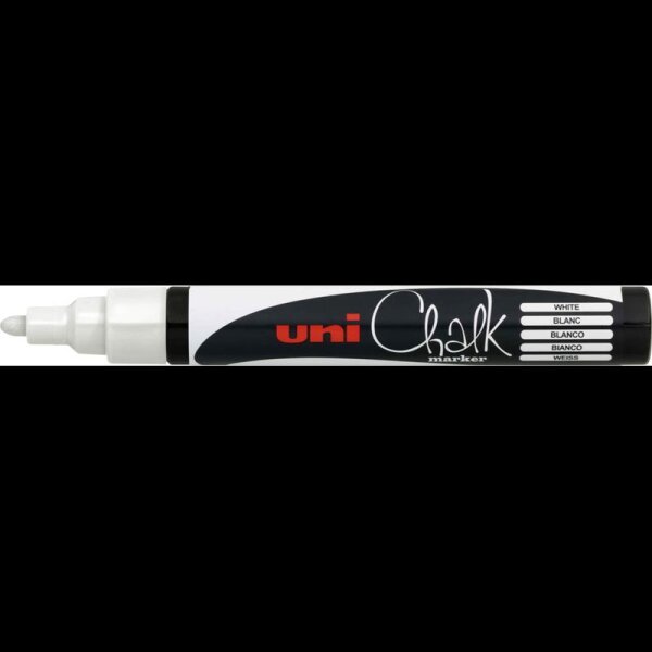 uni-ball uni Chalk PWE-5M Kreidemarker weiß 1,0 - 2,0 mm, 1 St.
