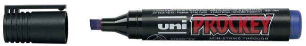 uni-ball Uni Prockey PM-126 Flipchart-Marker blau 3,0 - 6,0 mm, 1 St.