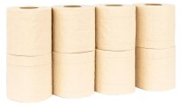 pandoo Toilettenpapier 3-lagig Bambus, 8 Rollen