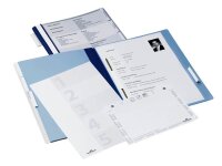DURABLE Personalhefter Kunststoff blau DIN A4 5x kaufmännische Heftung, 5 St.