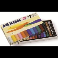 JAXON 47412 Ölkreide farbsortiert 12 St.