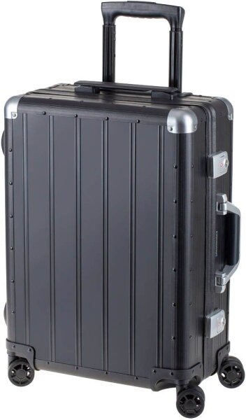 ALUMAXX Reise-Trolley ORBIT Aluminium schwarz 40,0 x 20,0 x 55,0 cm