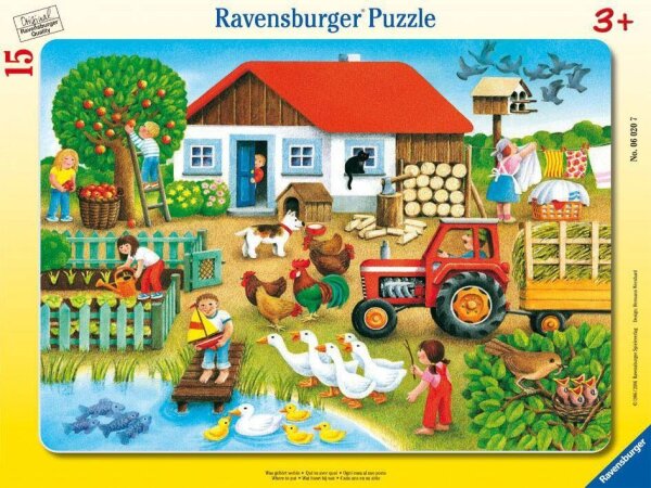 Ravensburger Was gehört wohin? Puzzle, 15 Teile