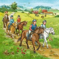 Ravensburger Mein Reiterhof Puzzle, 3 x 49 Teile