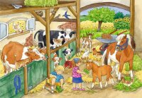 Ravensburger Fröhliches Landleben Puzzle, 2 x 24 Teile