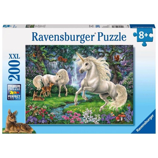 Ravensburger XXL Geheimnisvolle Einhörner XXL Puzzle, 200 Teile