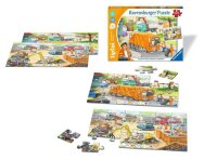 Ravensburger tiptoi Puzzle Müllabfuhr Puzzle, 12 Teile