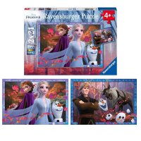 Ravensburger Disney Frozen Frostige Abenteuer Puzzle, 2 x...