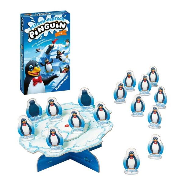 Ravensburger Plitsch Platsch Pinguin Geschicklichkeitsspiel, 1 St.