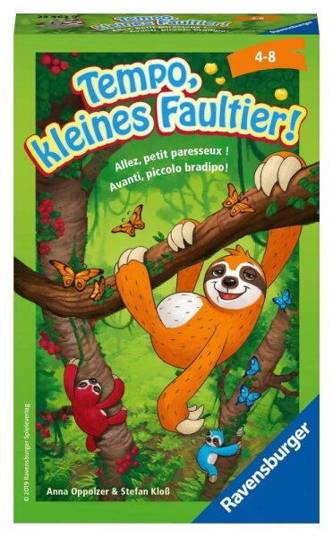 Ravensburger Tempo, kleines Faultier Brettspiel, 1 St.