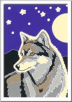 Ravensburger Malen-nach-Zahlen Wolfsportrait mehrfarbig