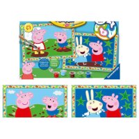 Ravensburger Malen-nach-Zahlen Peppa Pig mehrfarbig