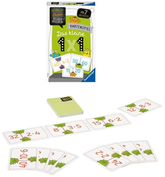 Ravensburger Lernen Lachen Selbermachen: Das kleine 1 x 1 Kartenspiel, 1 St.