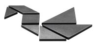 Schmidt MBS Tangram in Metalldose Geschicklichkeitsspiel, 1 St.