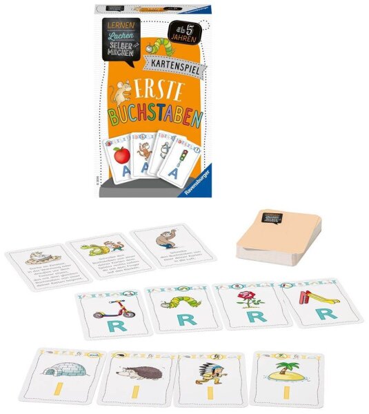 Ravensburger Lernen Lachen Selbermachen: Erste Buchstaben Kartenspiel, 1 St.