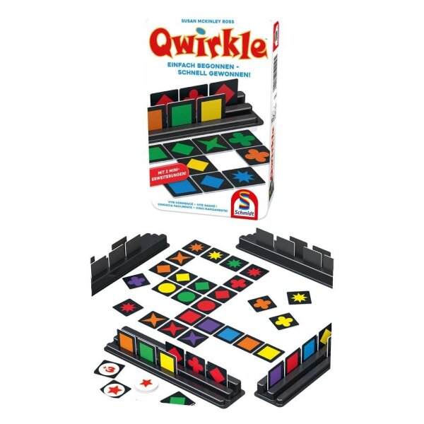 Schmidt MBS Qwirkle in Metalldose Geschicklichkeitsspiel, 1 St.