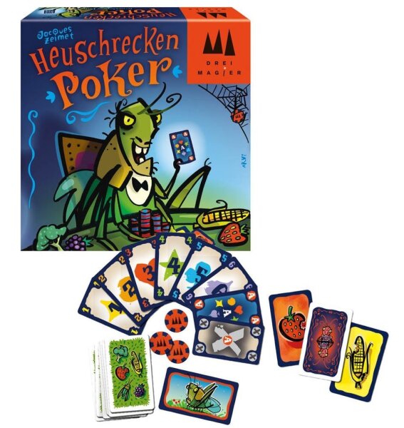 Schmidt Heuschrecken Poker Kartenspiel, 1 St.